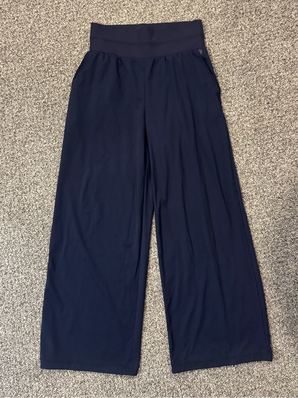 T by Talbots Navy Wide Leg Pants - Picture 2 of 6